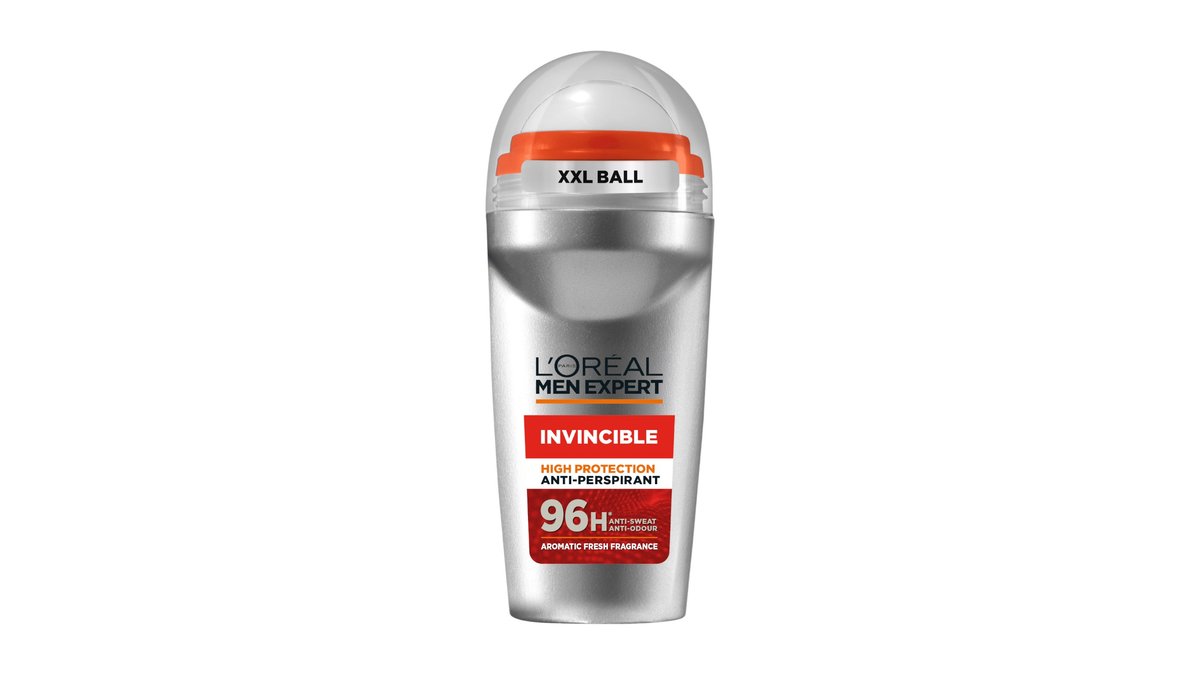 Men Expert Invincible 96H Anti-Perspirant Deodorant Roll On, L'Oréal Paris 50 ml