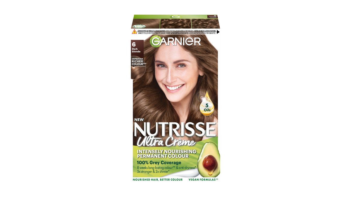 Garnier Nutrisse Ultra Créme Permanent Color 6 Dark Blonde