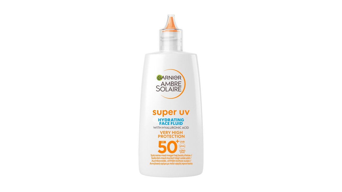 Ambre Solaire Super UV Hyaluronic Acid Hydrating Fluid SPF50+, Garnier 40 ml