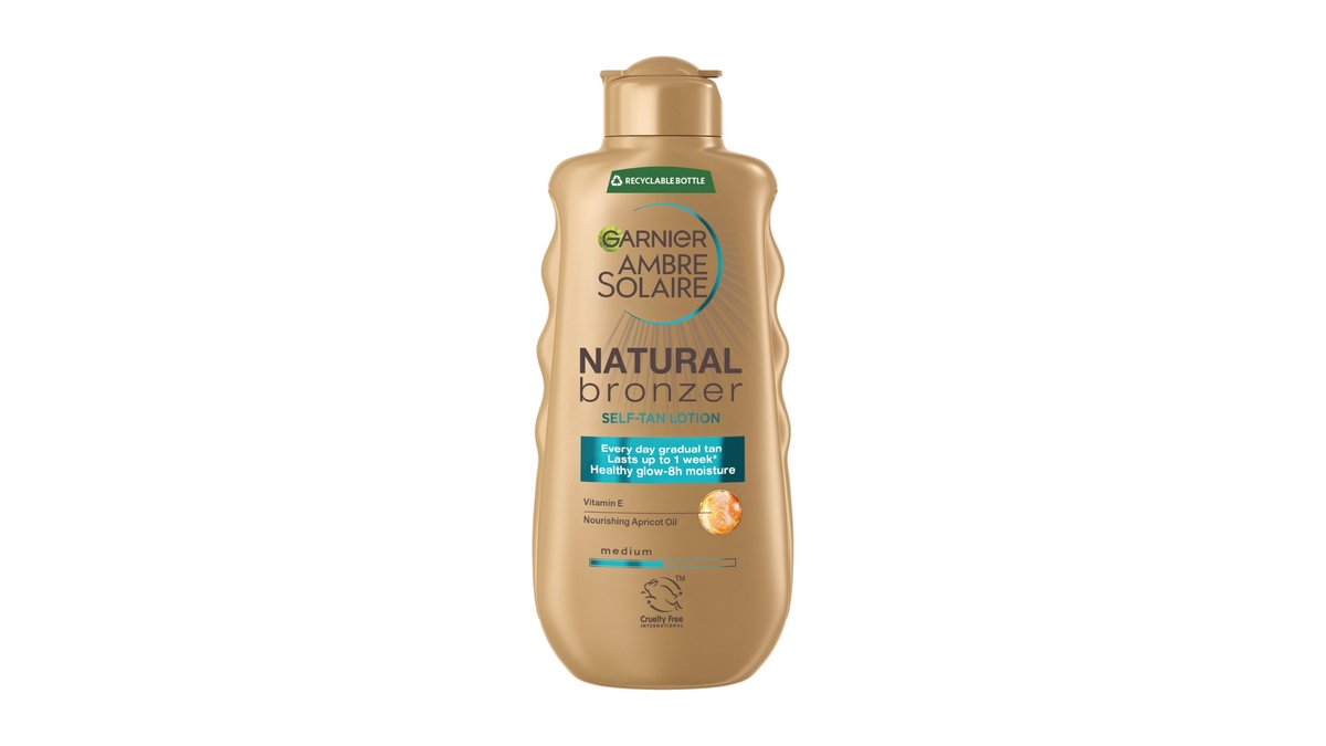 Ambre Solaire Natural Bronzer Self-Tan Lotion Medium, Garnier 175 ml