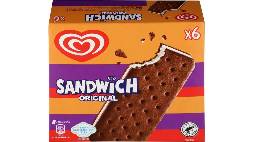 Heartbrand Impuls Is Sandwich 600 Ml