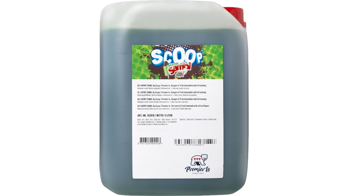 Scoop kæmpe sambi 5000 ml