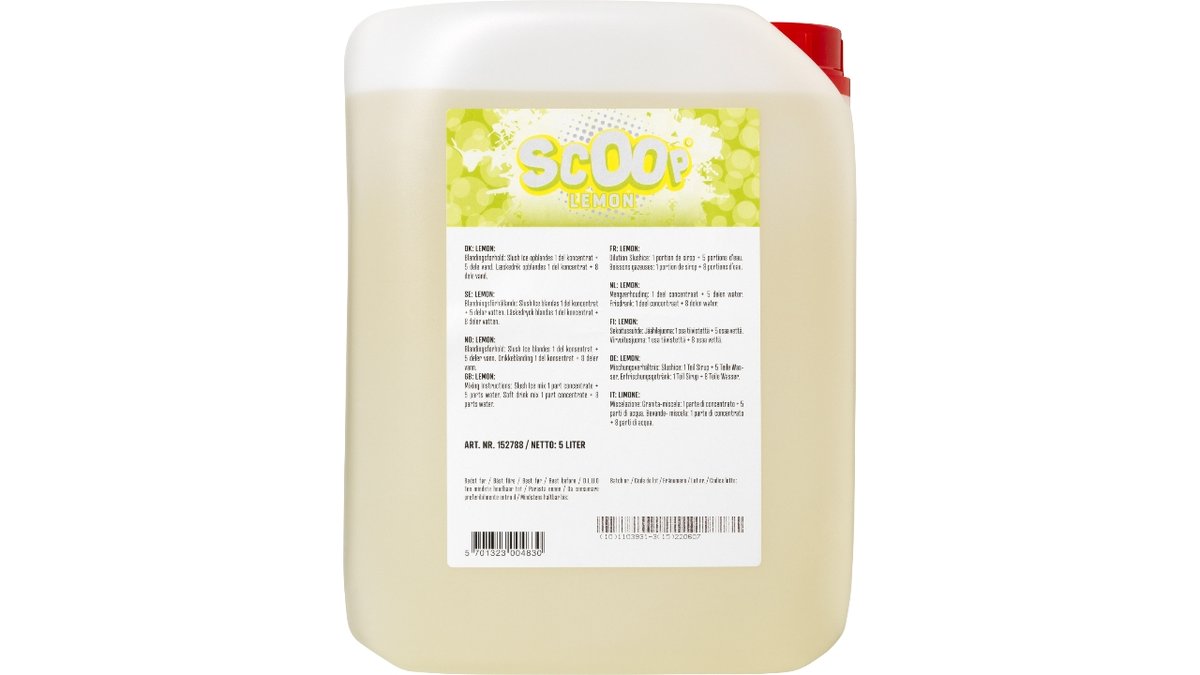 Scoop lemon uden azo 5000 ml