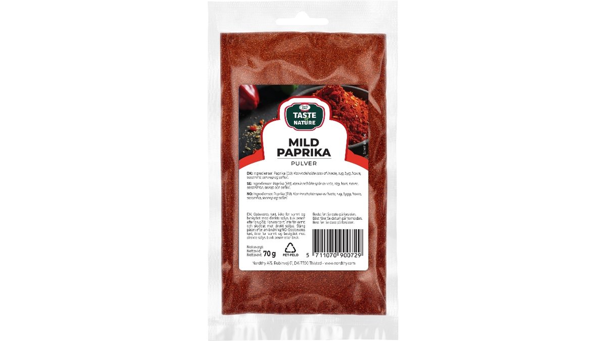 Ton mild paprika pulver 70 g
