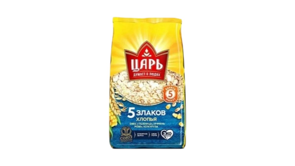 Хлопья Царь-Каша 5 злаков 400 г