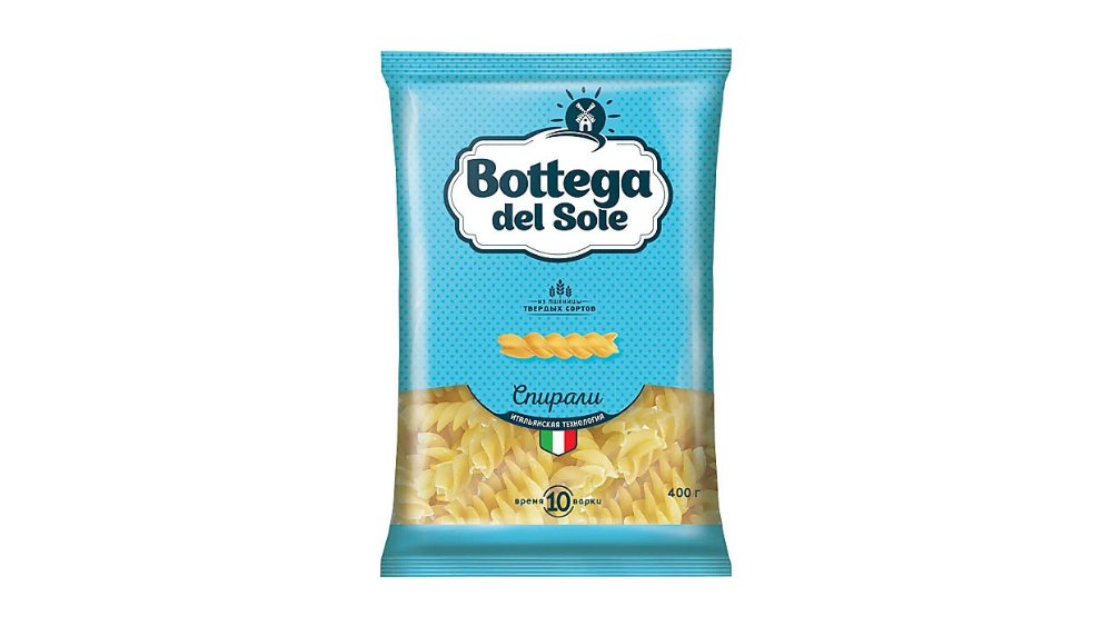 Макароны Bottega Del Sole спираль 400 г