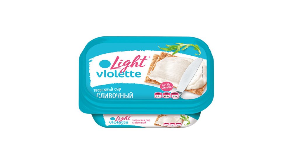 Сыр творожный Violette Light Сливочный 160 г