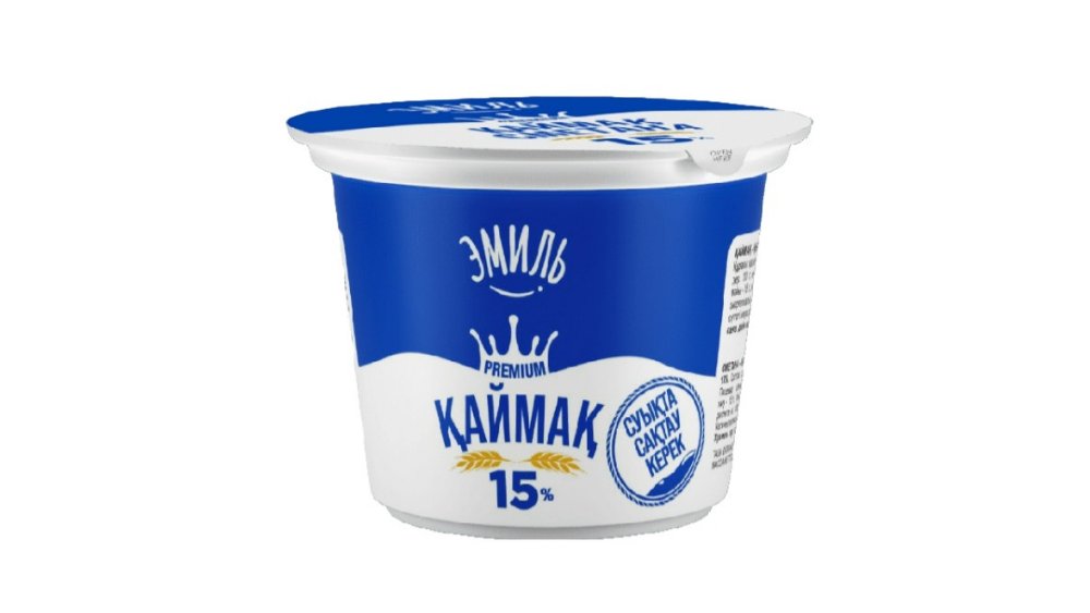 Сметана ЭМИЛЬ 15% 180г п/у