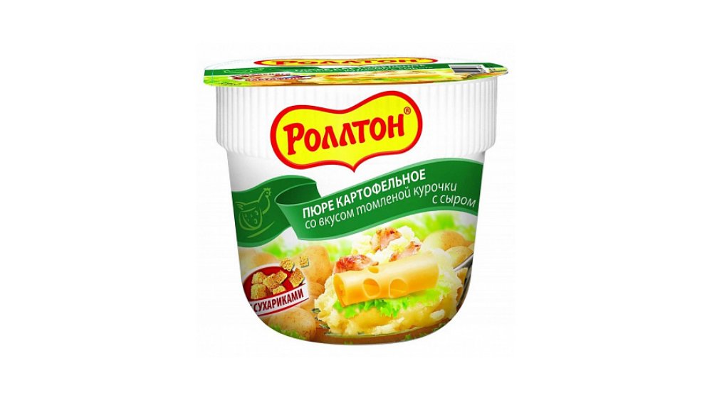 Пюре Роллтон картофельное со вкусом сыра 40 г