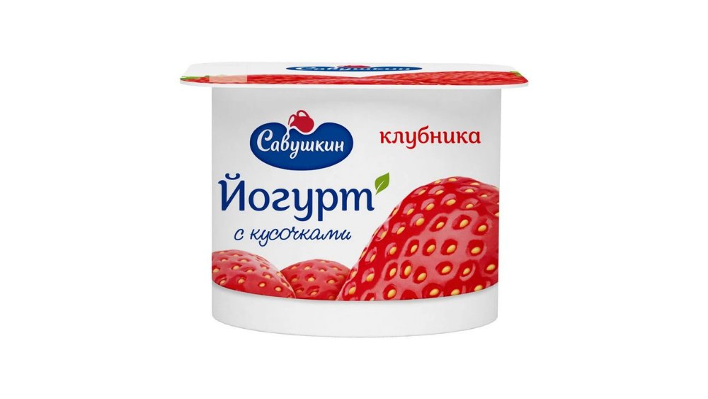 Йогурт Савушкин Клубника 2% 120 г