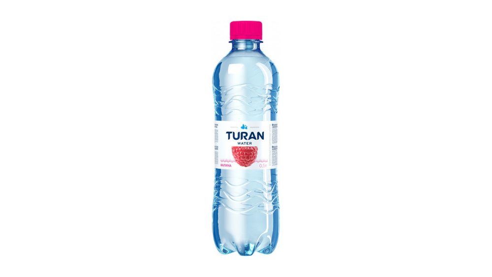 Вода TURAN Со вкусом Малины негазированная 0,5л п/у