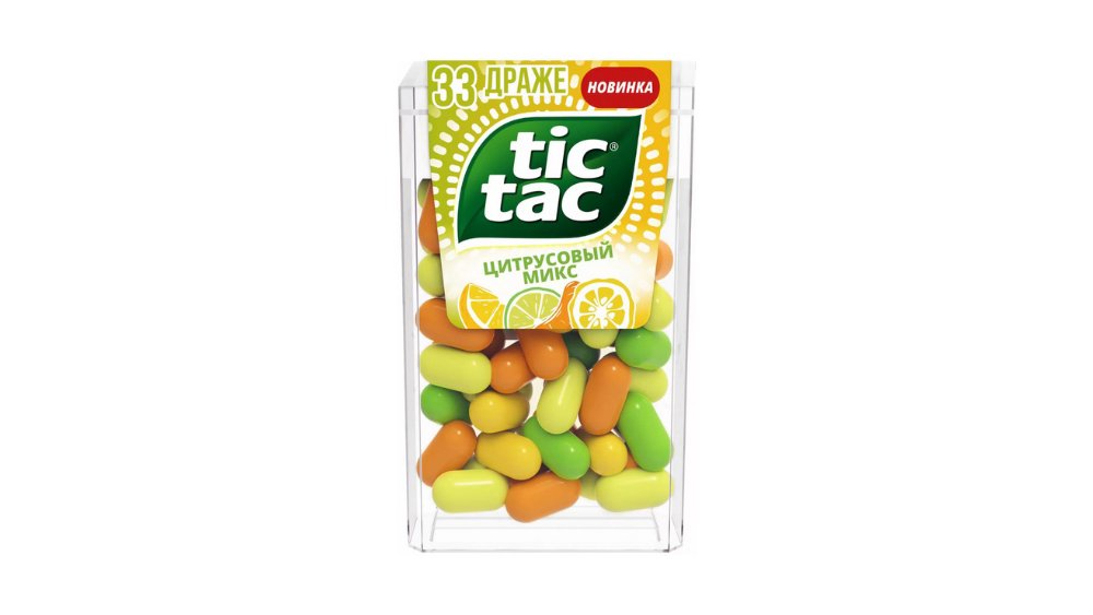 Драже TIC TAC Цитрусовый микс 49г п/у