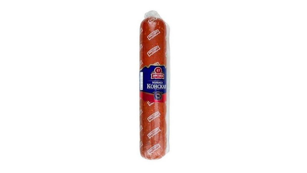 Колбаса Мясодел Конская полукопченая 500 г