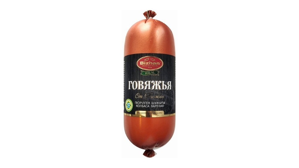 Колбаса вареная Бижан халал говяжья 1с 500г