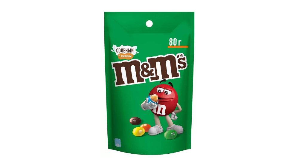 Драже M&M's с соленой карамелью 80 г