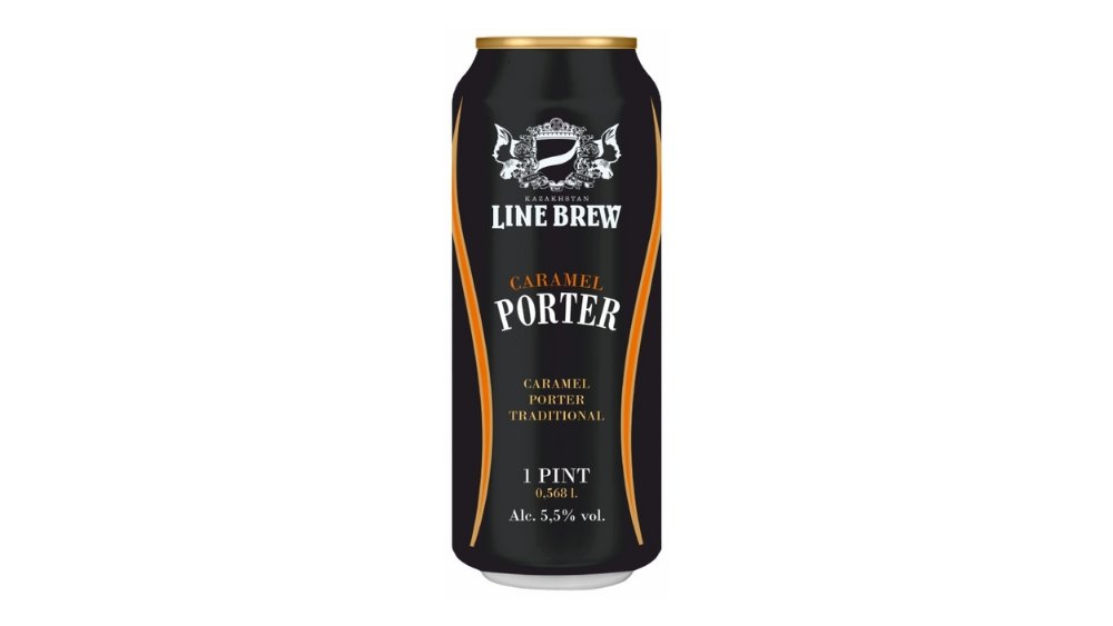 Пиво LINE BREW Caramel Porter 5,5% 0,568л ж/б