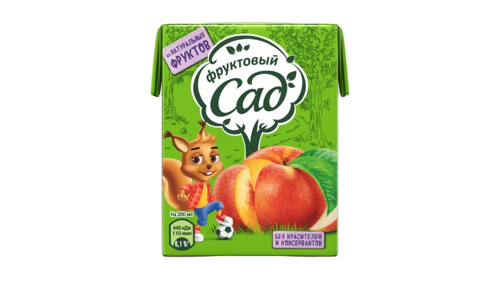 Сок Фруктовый Сад персиково-яблочный 1,93 л
