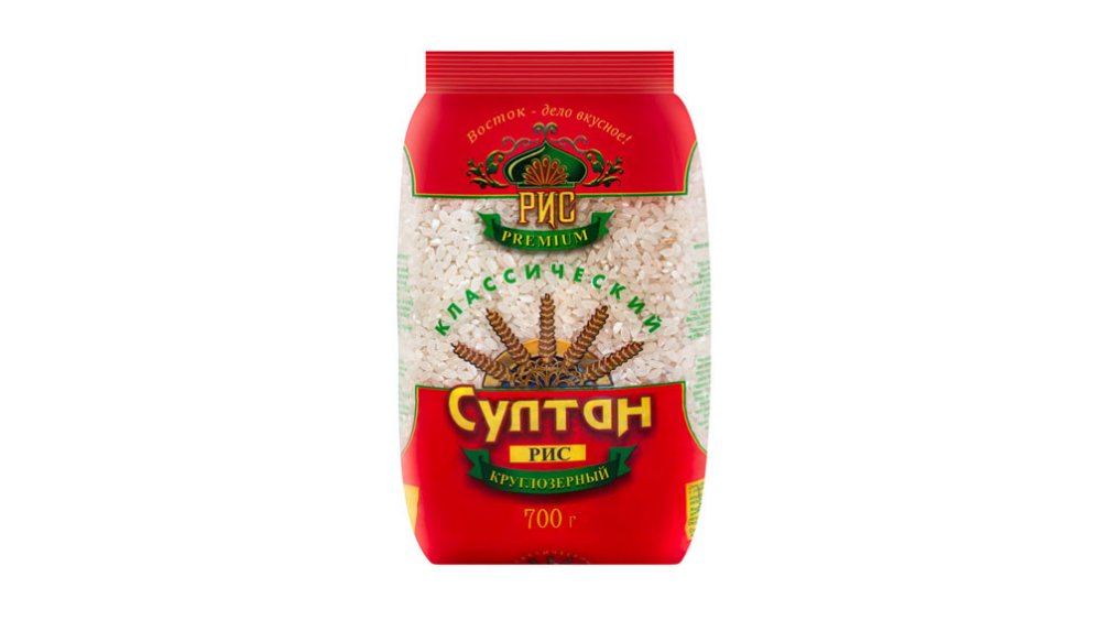 Крупа Султан рис классический круглозерный 700 г