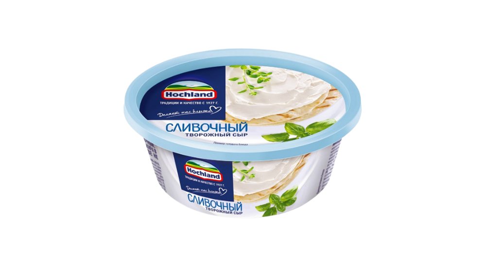 Сыр HOCHLAND Творожный сливочный 20% 140г м/у