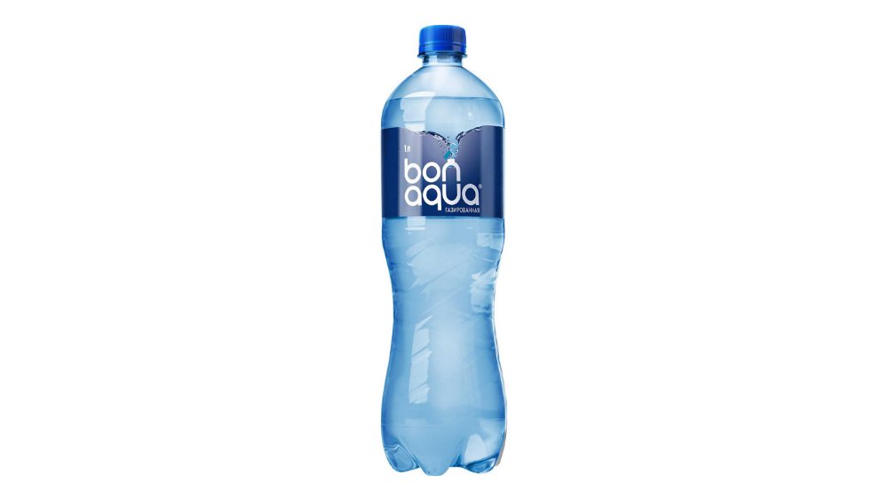 Вода Bonaqua газ, 1000 мл пластиковая бутылка
