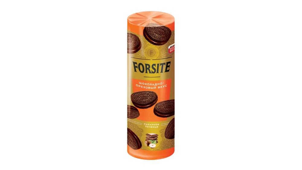 Печенье Forsite шоколадно-ореховое 220 г