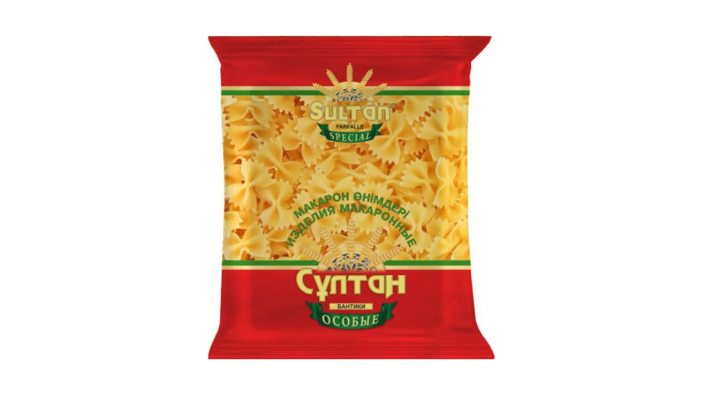 Макароны СУЛТАН Бантики 400г м/у