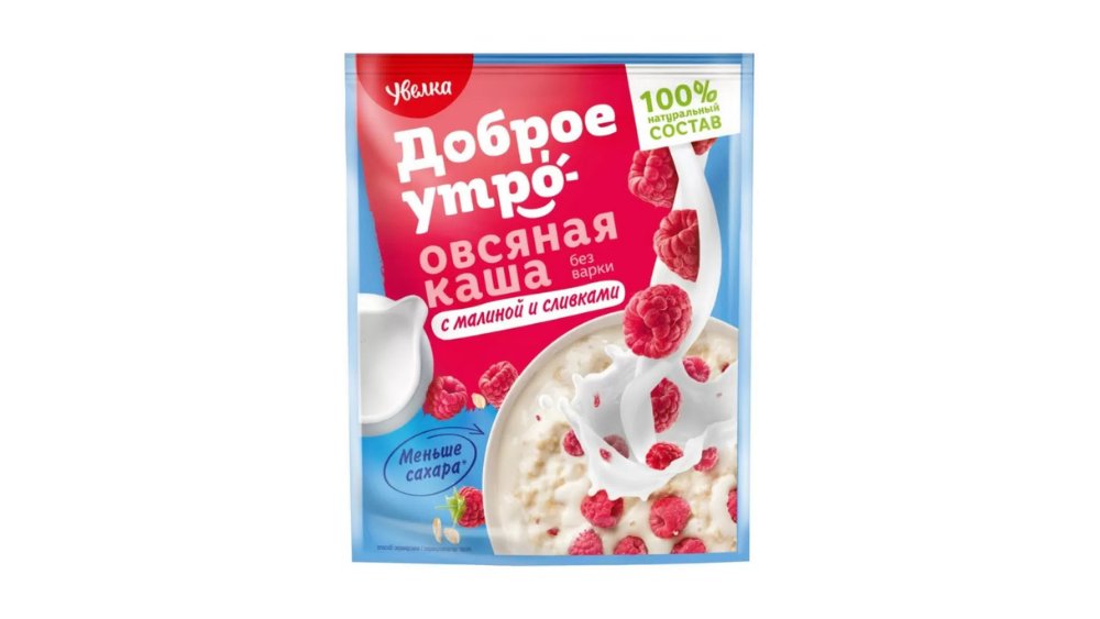 Каша УВЕЛКА Овсяная С малиной 40г м/у
