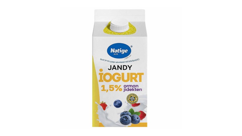 Йогурт NATIGE Живой Со вкусом лесных ягод 1,5% 450г