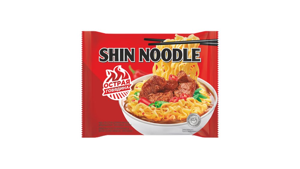 Лапша SHIN NOODLE Со вкусом Острой говядины 70г м/у