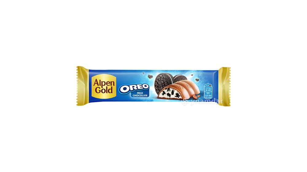 Шоколад молочный Alpen Gold Oreo батончик 37 г