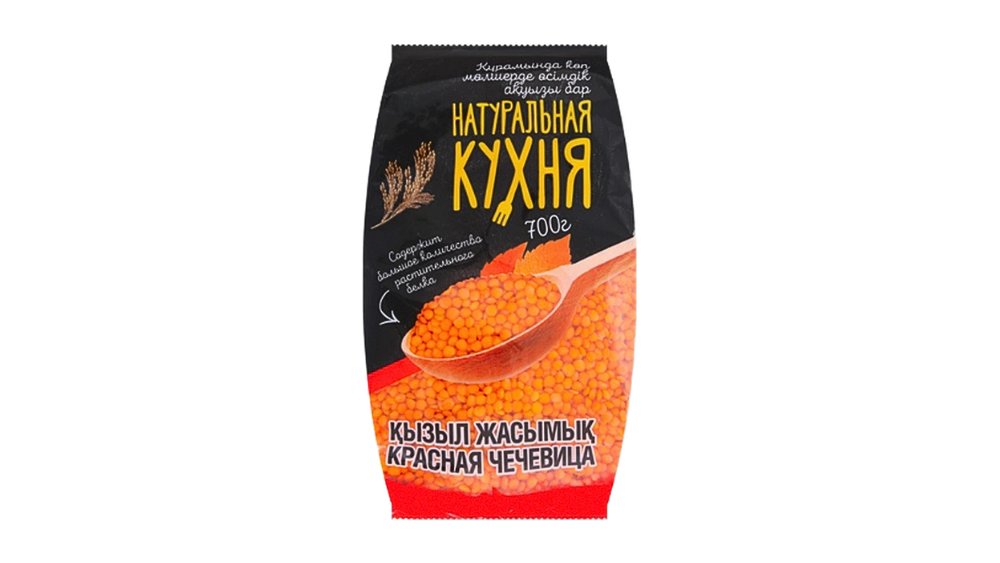 Крупа Натуральная Кухня чечевица красная 700 г