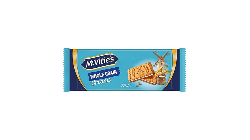 Печенье McVities Whole Grain Creams с молочным кремом 100 г