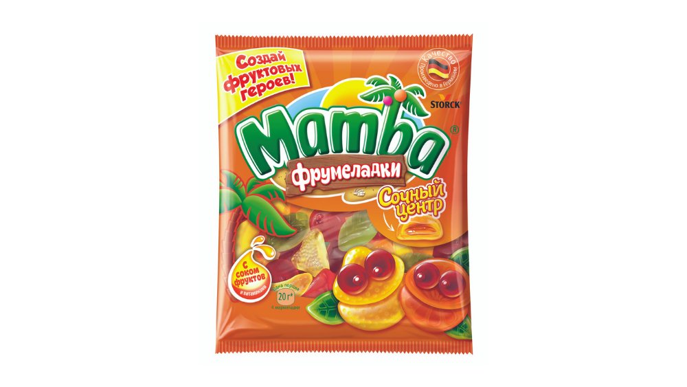 Мармелад MAMBA Жевательный Ягодный центр 70г м/у