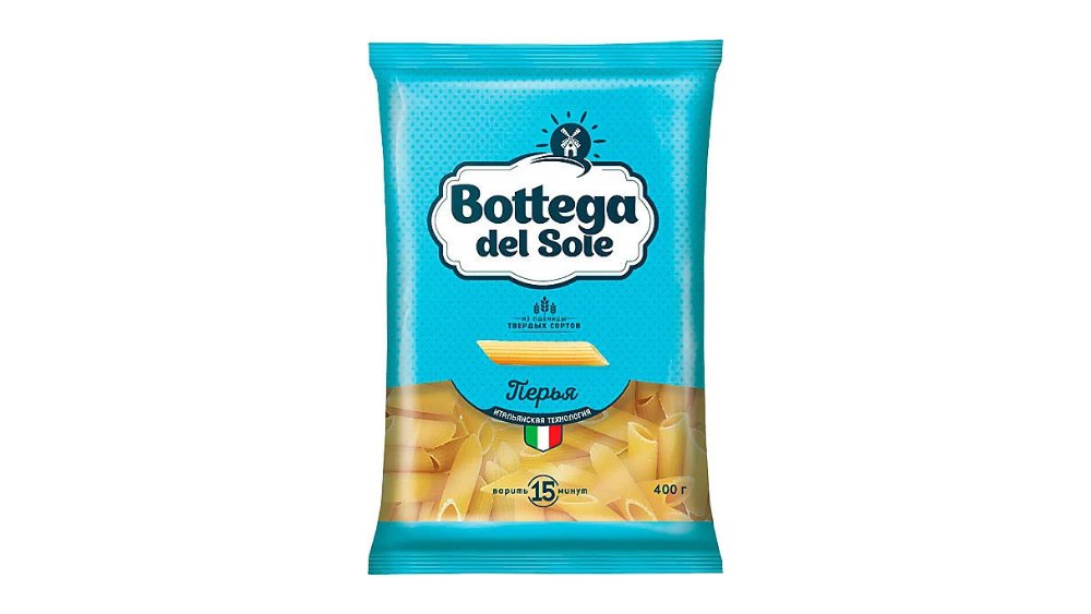 Макароны Bottega Del Sole перья 400 г
