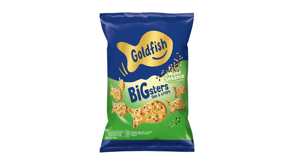 Goldfish Bigsters krekeri sa sezamom, 80 g