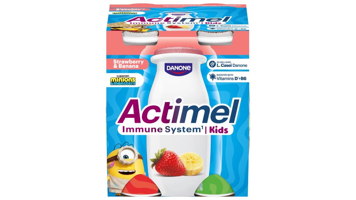 ACTIMEL Kids Jahoda - Banán 4x100g