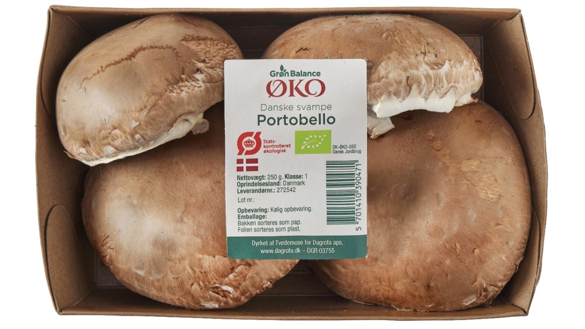 Øko-Brune Svampe 250 G
