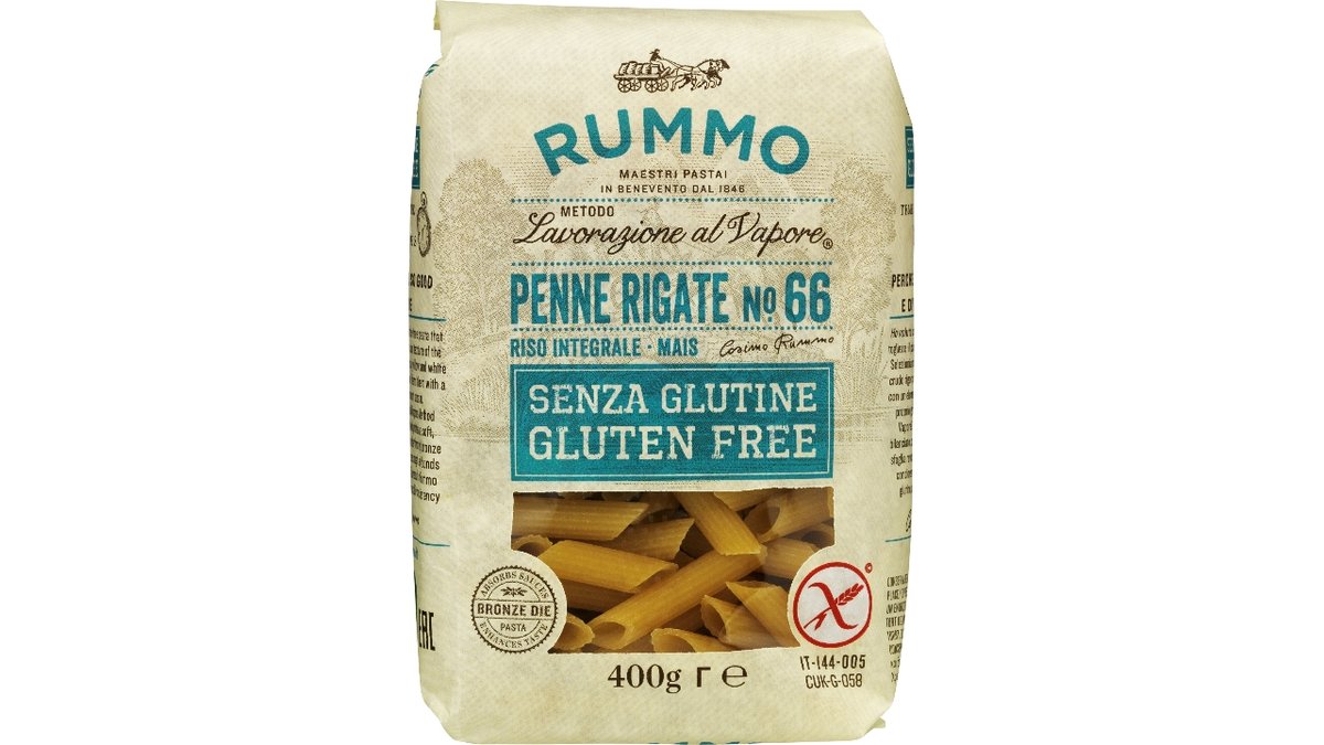Rummo penne rigate 400 g GLF 400 g