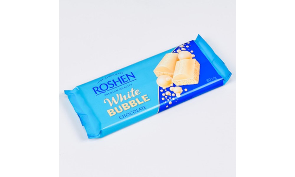 Шоколад ROSHEN White Bubble 85г м/у