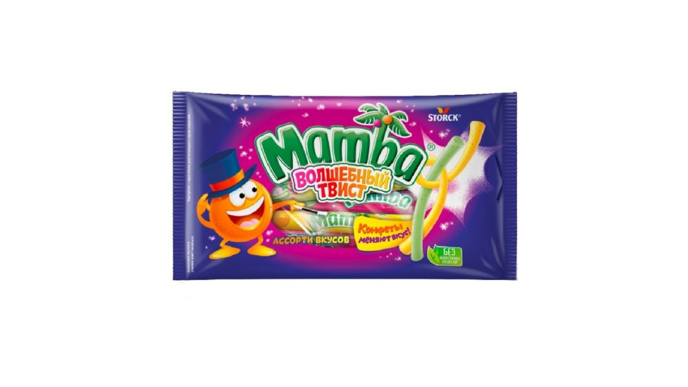 Жевательная конфета MAMBA Волшебный Твист 70г