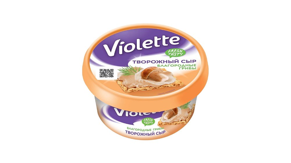 Сыр творожный Violette Благородные грибы 140 г