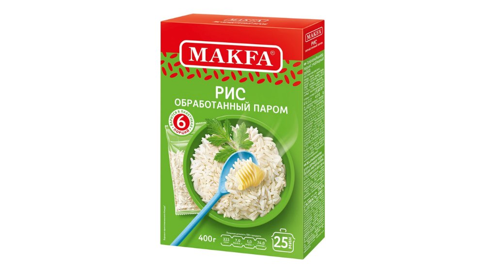 Рис Макфа длиннозерный пропаренный 5х80 г