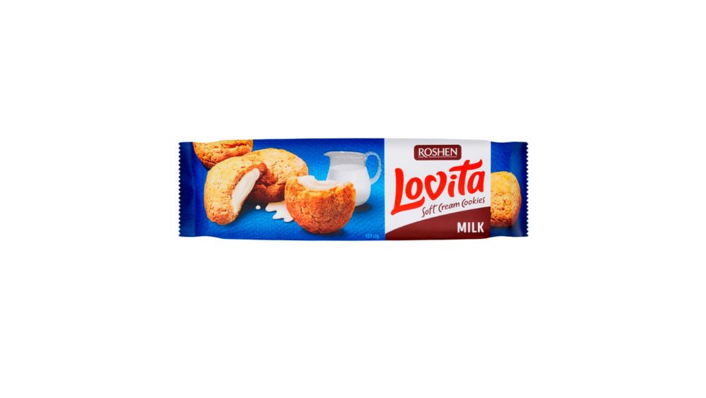 Печенье LOVITA Сдобное Cream Cookies Milk 127г