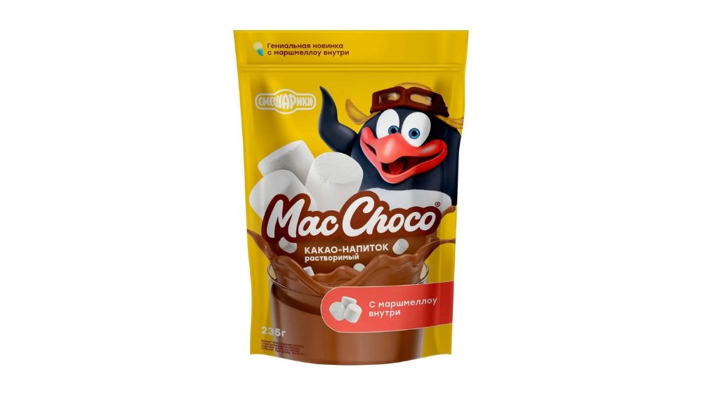 Какао-напиток Macchoco marshmallow Смешарики 235г