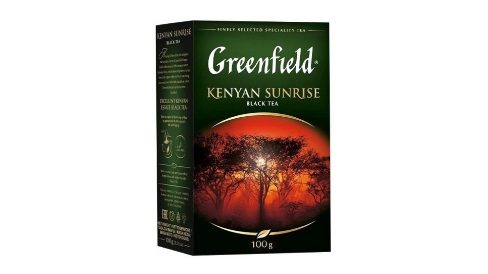 Чай Greenfield Kenyan Sunrise черный 100 г