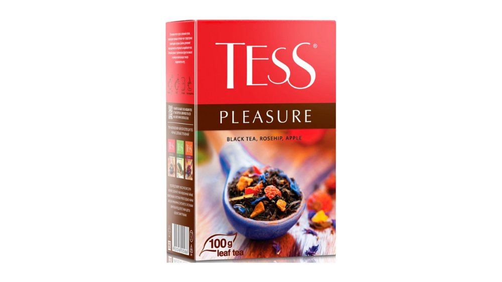 Чай Tess pleasure черный гранулированный 100г