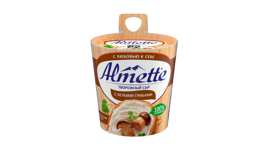 Сыр творожный Almette с белыми грибами 150 г