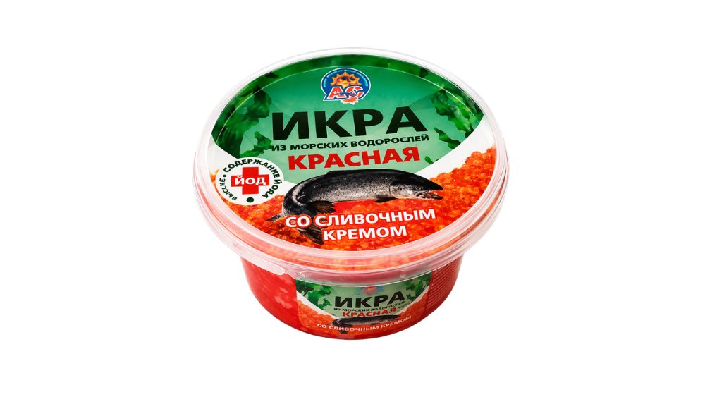 Икра АС Красная Со сливочным кремом 180г п/у