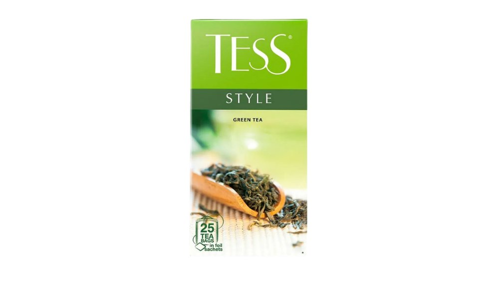 Чай Tess style зеленый 1,8гх25шт пак