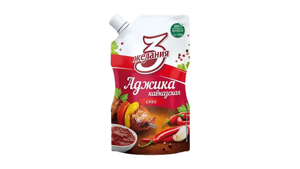 Соус 3 ЖЕЛАНИЯ Аджика кавказская 250г м/у